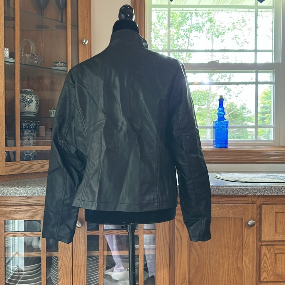 CiSono Pleather Biker Jacket - Picture 6 of 7